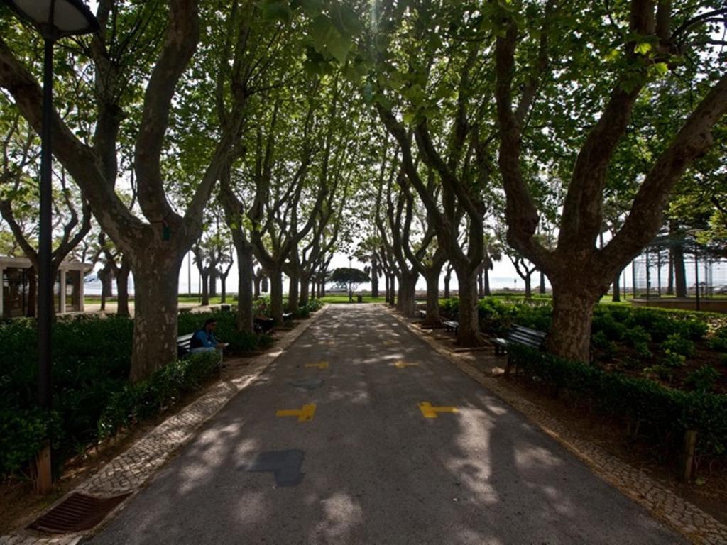 Apartamento 1 Quarto, Com Patio, Em Frente Praia Paço de Arcos Buitenkant foto